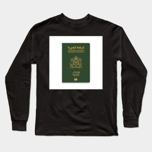 Morocco Passport Long Sleeve T-Shirt